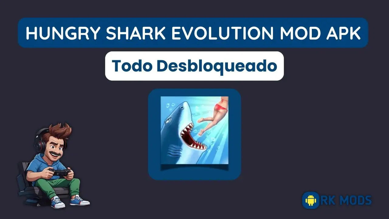 Hungry Shark Evolution mod apk todo desbloqueado